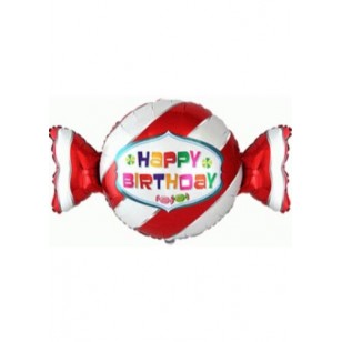 Candy Sweet Happy Birthday Supershape Balloon Candy Sweet Happy Birthday Supershape Balloon